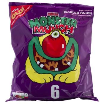 Monster Munch Pickled Onion 6-pack - Britshop.ch - British Food In 